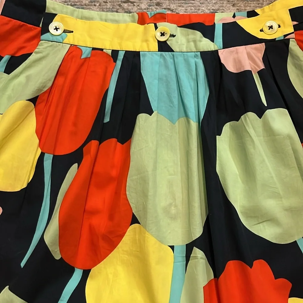 NWOT Anthropologie Cotton Tulip Skirt Pockets! fei Size 8 - Picture 12 of 15